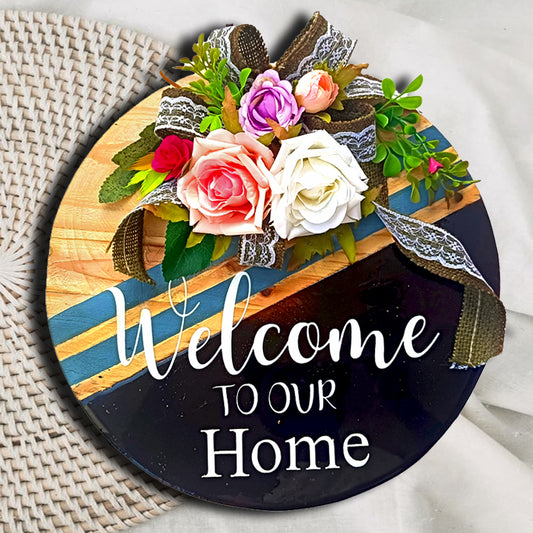 Welcome to Our Home - Classic Wooden Wall Decor