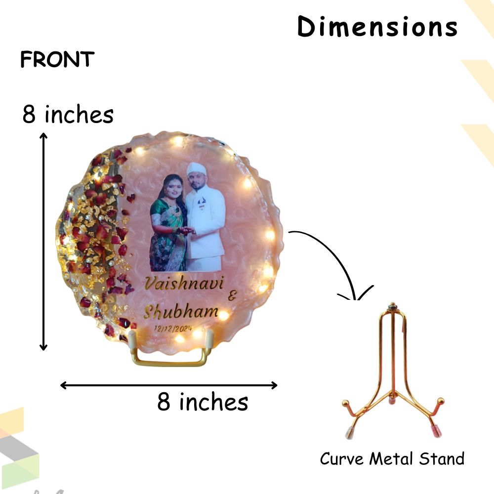 Personalized Couple Photo Gift with LED Light – A Heartfelt Anniversary Keepsake