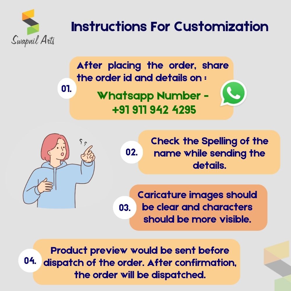 Customized Resin & Acrylic Name Plate for Home Entrance, Flat, Bungalow (Golden Waves)