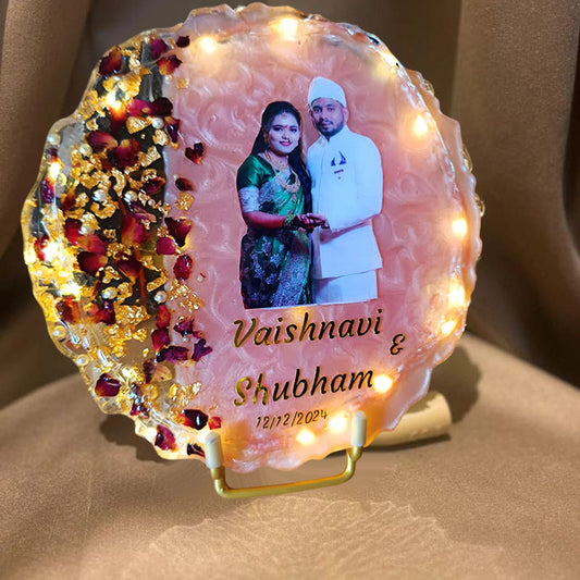 Personalized Couple Photo Gift with LED Light – A Heartfelt Anniversary Keepsake