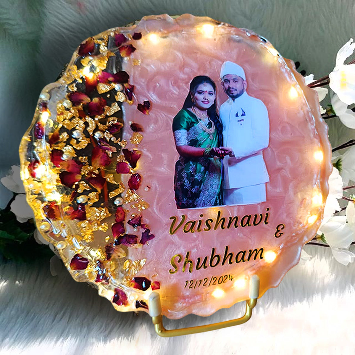 Personalized Couple Photo Gift with LED Light – A Heartfelt Anniversary Keepsake